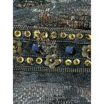 Chico's Womens Size Medium Dressy Brown Black Shimmer Sequin Bead Blazer Jacket Photo 9