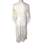 Rebellion Again Juniors Medallion Lace Duster in Ivory White Size undefined Photo 5