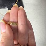 Ramla Women’s Natural Freshwater Pearl Cluster Necklace Gold Tone Dainty Chain Photo 3