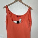 n:philanthropy  coral orange Sebastian terry cloth cover up cinched dress size XL Photo 3