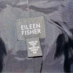 Eileen Fisher Black Stand Collar Swing Open Jacket Blazer size medium Photo 4