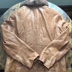 Marvin Richards | women’s leather & rabbit fur jacket. Size: XL Photo 1