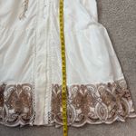 Love by Design  Southampton Embroidered Maxi Dress White Taupe M Photo 9