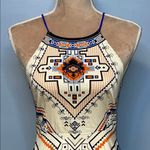 Flying Tomato  Cream Halter Fit and Flare Mini Dress Size Small Photo 1