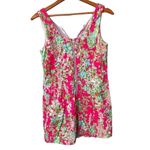 Lilly Pulitzer  Cathy Flamingo Pink Southern Charm Lace Front Shift Dress 0 Photo 2