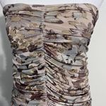 NBD Revolve Strapless Foil Mini Dress Photo 2