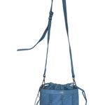 Jason Wu Easter Egg Blue Bucket Bag Logo Crossbody Leather Designer 8x7x4 $268 Photo 4