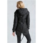 True Religion New NWT Womens $348 Parka Sherpa Designer Jeans Black S Hood Coat Photo 3