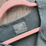 Blue fish vintage‎ button front shirt dress lagenlook art to wear hand painted Size undefined Photo 3