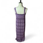 Fresh Produce Purple Maxi Dress Sleeveless Floral Sun Dress Long Casual Summer Dress Photo 1