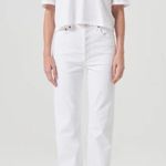 AGOLDE  Pinch Waist Jeans in White 25 Photo 2