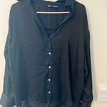 ZARA Black Women's Top size M Photo 1