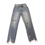BDG Blue Denim Flare Distressed Crop Cowboy Jeans Size Women's 24 Photo 2