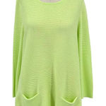 Lisa Todd‎ Neon Lime Green Pocket Front V Photo 0