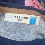 Anthropologie  Sparrow Fair Isle Floral Sweater with Tie Size Medium Photo 8