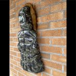 S13 Snowcat Down Puffer Vest with Faux Fur Hood small Green Photo 13