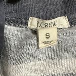 J.Crew  Gray & White Striped 3/4 Sleeve Top Nautical Chic Soft Girl Minimalist S Photo 2