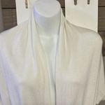 Michael Kors Cream Short Sleeve Cardigan Sweater Tunic with Beige Belt- Small Photo 4