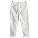 J.Crew NWD  Classic Straight White Jeans Womens Size 28P Photo 3