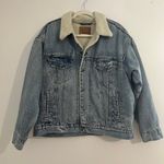 Levi's Premium Quality Denim Sherpa Lined Trucker Jacket Size Small Photo 0