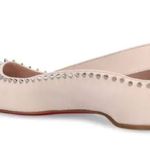 Christian Louboutin Duvettina Leather Ballerina Flats in Tan Photo 3