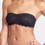 Free People NWT Intimately  Black Bandeau Strapless XS Photo 0
