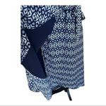 Gibson Latimer  Summer Blooms Asymmetrical V-Neck Wrap Tie High Low Dress Size S Photo 4