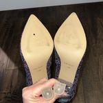 Nine West NEW Tonight Purple Glitter Heeled Ankle Boot Photo 7