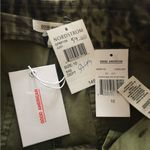 Good American  Jungle Green Paper Bag Rip Stop Pant NEW Photo 4