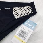 California Waves  Bikini Bottom Black Medium White Photo 2