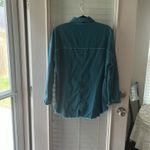 JODIFL  Women’s Corduroy Shacket Small Oversized  Raw Hem Jacket Tunic Photo 1