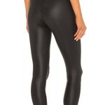 Nike Dri-Fit Mid Rise Shine Black 7/8 Leggings Gray Swoosh Size S $70 Photo 1