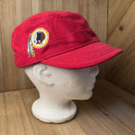 NFL Team Apparel NFL Washington Redskins Womens Red Military Cap Hat Sequin Logo Adjustable Photo 0