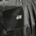 H&M Women's Black Sherpa Teddy Fleece Jacket Size M Button-Down Collared Photo 8