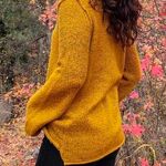 Altar'd State Oversized Yellow Sweater Photo 3