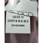 Kasper Women's Sheath Dress Tutu Pink Square Neck Sleeveless Size 12 Photo 1