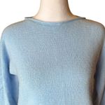 Bartolini Italy Sweater Silk Cashmere Wool Blend Womens Size Large Light Blue Photo 4