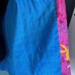 Keren Hart M Button Jacket Floral Bright Pattern Bold Artsy Pink Blue Textured Size M Photo 7