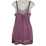 Victoria's Secret Victoria Secret’s Animal Print Maroon /Purple Black Babydoll Chemise Size M VGUC Photo 3