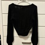Abercrombie & Fitch Abercrombie Black Cardigan Sweater Photo 1