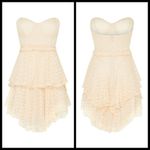 đź’•SPELL GYPSY X FREE PEOPLEđź’• Mira Bustier RaRa Dress Ivory Small S NWT White Photo 8