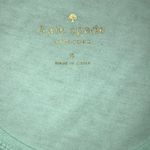 Kate Spade Mint Lace Collar Tee Shirt Size Small Green Floral Prep Short Sleeve Photo 3
