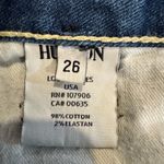Hudson Jeans  Women's Straight Leg in Distressed Blue Photo 6