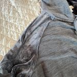 Lucky Brand Y2K  Sweatsuit Open Back Terry Velvet Soft Gray Size Small Cuffed Photo 2