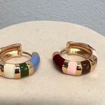 Piper K | Color Block Hoop Earrings Photo 5