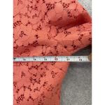 Marciano  Women's Blouse Cropped Lace Floral Overlay Coral Size Medium Photo 12