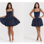 House Of CB  'Pietra' French Navy Corset Mini Dress NWOT size XL‎ Photo 3