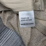 Princess Polly  Womens Kailey Mini Dress Champagne Sparkly Spaghetti Size 6 Small Photo 7