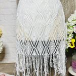Boutique NEW Sheer Fringe Skirt Photo 2