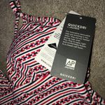 Athleta Women's XS Tankini Top Red white Blue NWT Photo 5